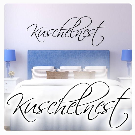 Kuschelnest Wandtattoo Wandaufkleber Kuschel Nest W603