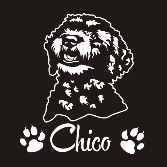 Hundeaufkleber Lagotto Romagnolo Autoaufkleber A367