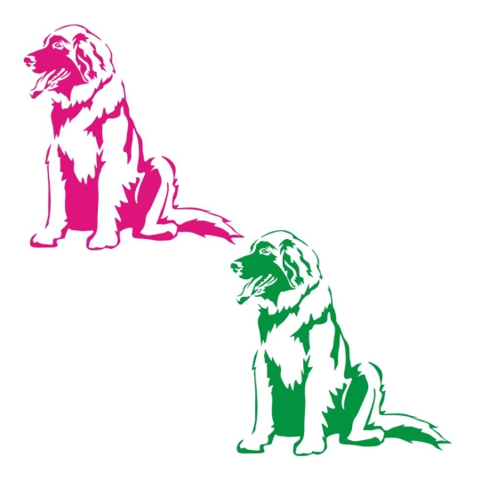 Hundeaufkleber Leonberger Autoaufkleber Aufkleber Sticker A369