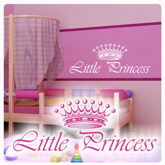 Little Princess Wandtattoo Kinderzimmer Wandaufkleber Aufkleber W212