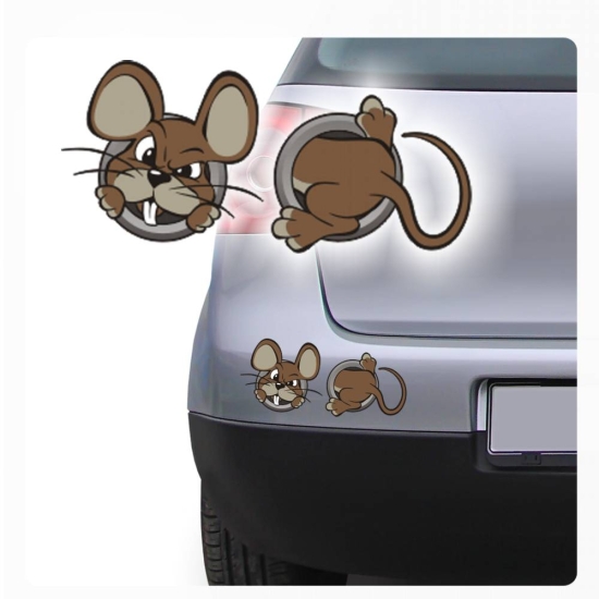 Autoaufkleber Sticker Cartoon Fahrzeug Aufkleber