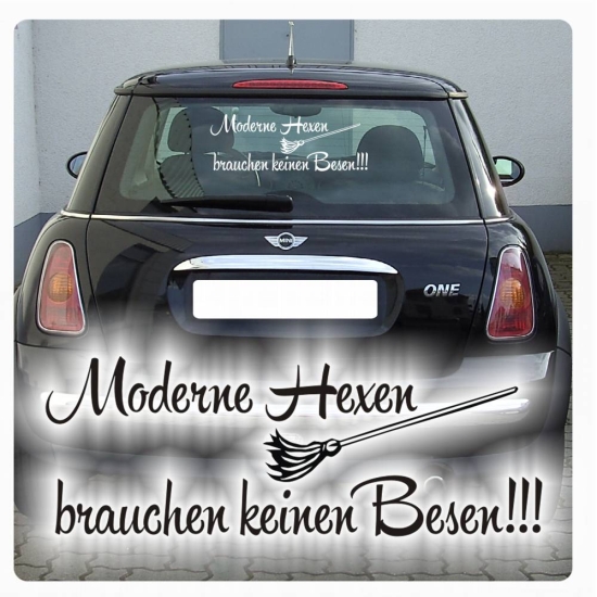 Moderne Hexen Autoaufkleber Hexen Aufkleber Sticker  A1057