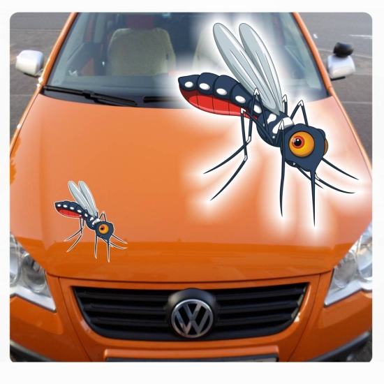 Autoaufkleber Moskito Mosquito Auto Aufkleber Sticker Stechmücke Mücke DA045