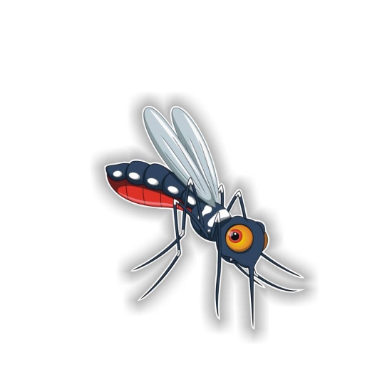 Autoaufkleber Moskito Mosquito Auto Aufkleber Sticker Stechmücke Mücke DA045