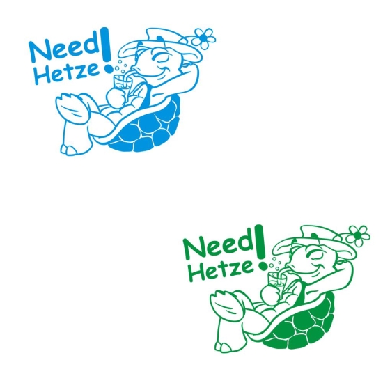 Need Hetze! Autoaufkleber Schildkröte Chillkröte Sticker Aufkleber A4186