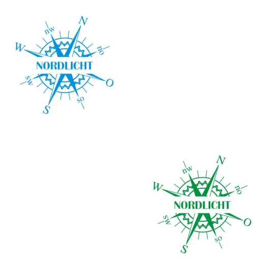 Kompass Rose Compass Nordlicht Wohnmobil Aufkleber Wohnwagen Caravan Wohnwagen Sticker WoMo174