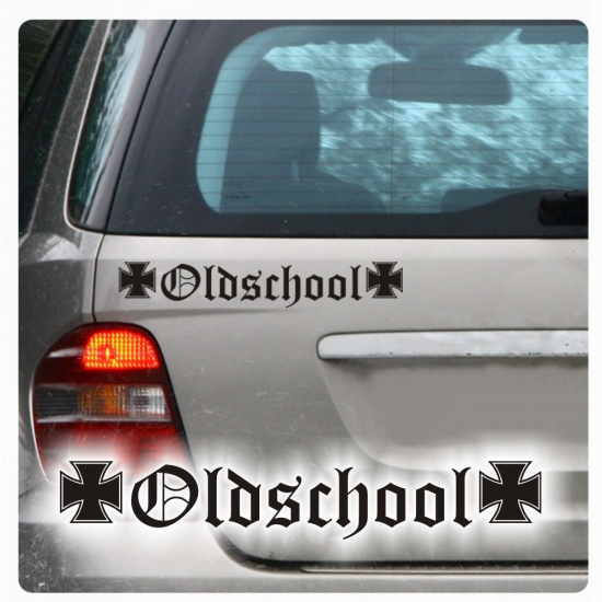 Old School Eisernes Kreuz Auto Aufkleber Autoaufkleber Sticker A1026