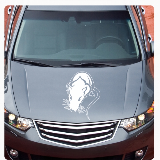 Tribal Auto Aufkleber Ratte Maus Ratten Autoaufkleber Motorhauben A326