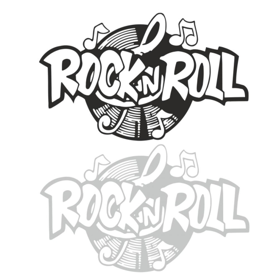 Rock`n Roll Autoaufkleber Retro 60iger 70iger Jahre Hippie Sticker A2060