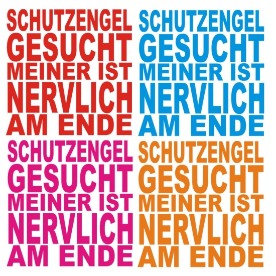 Schutzengel gesucht meiner ist nervlich am Ende Aufkleber A099