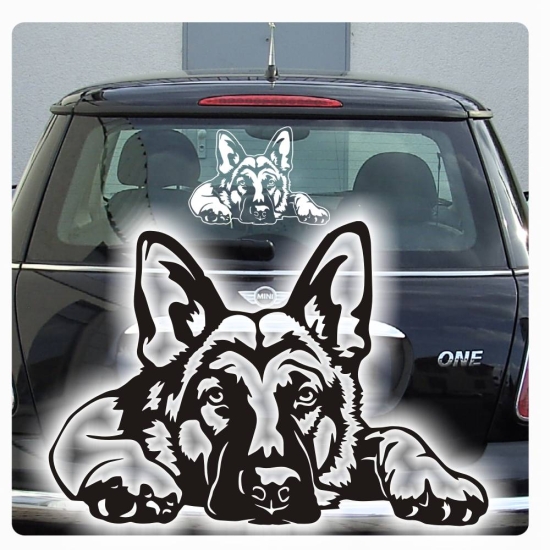 Schäferhund German Shepherd Autoaufkleber Sticker Auto Aufkleber A1741