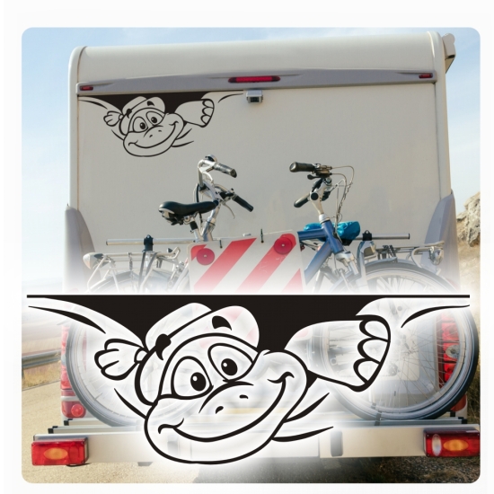 Schildkröte Sticker Aufkleber Autoaufkleber lustig Hut WoMo050