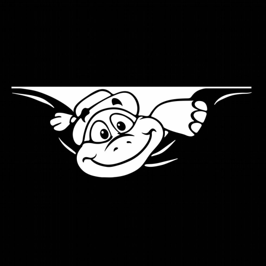 Autoaufkleber Schildkröte Sticker Auto Aufkleber Hetz nicht! lustig A2097