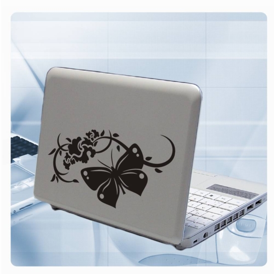 Schmetterling Butterfly Notebook Netbook Laptop Aufkleber Sticker Case LT007