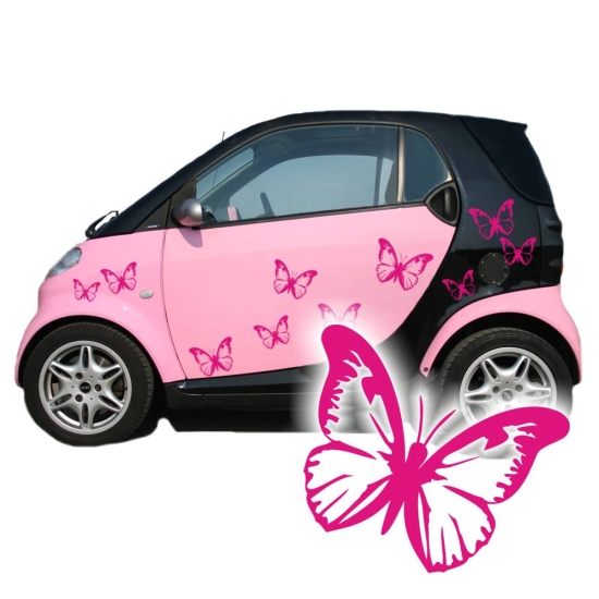 Schmetterling Butterfly SET Autoaufkleber Aufkleber Sticker A117