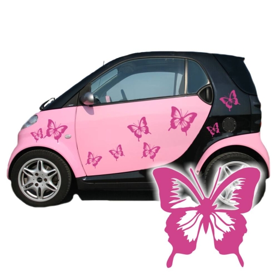 Schmetterling Butterfly SET Autoaufkleber Aufkleber Sticker A594