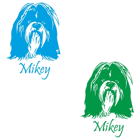 Shih Tzu Hundeaufkleber Autoaufkleber Auto Aufkleber Sticker A1129