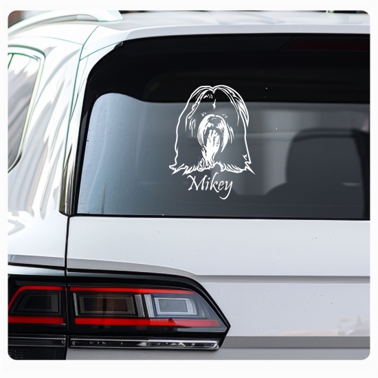 Shih Tzu Hundeaufkleber Autoaufkleber Auto Aufkleber Sticker A1129