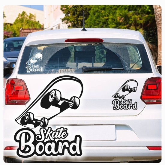 Auto Aufkleber Skate Board Autoaufkleber Sticker clickstick A934