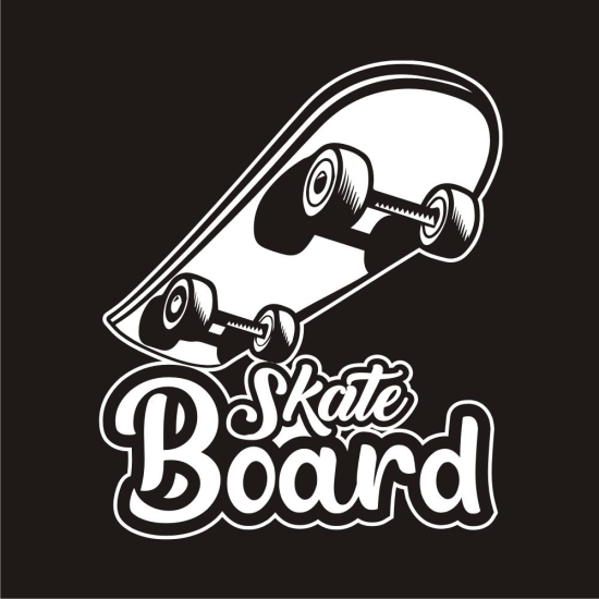 Auto Aufkleber Skate Board Autoaufkleber Sticker clickstick A934