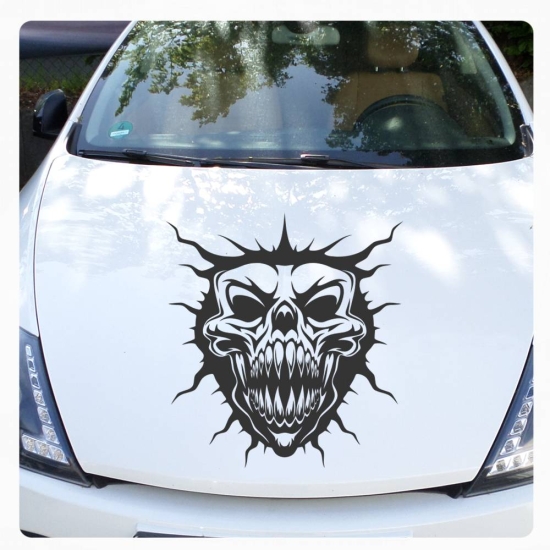 Monster Skull Tribal Autoaufkleber Auto Aufkleber Sticker