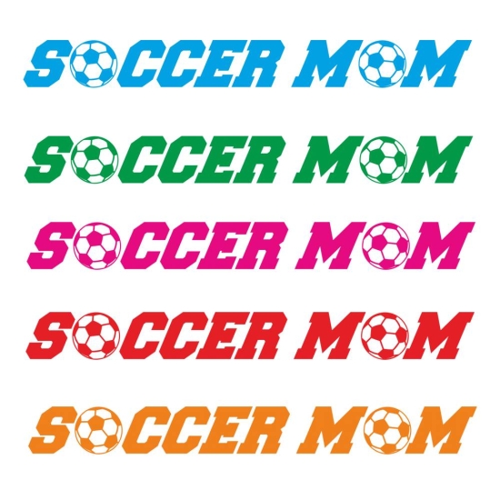 Soccer Mum Fussball Fußball Autoaufkleber Aufkleber Sticker A1145