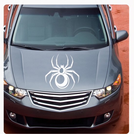 Spinne Spider Motorhauben Autoaufkleber Auto Aufkleber Sticker A4232