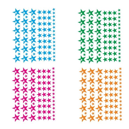 Fahrradaufkleber Sterne Stars Sticker Aufkleber SET F023
