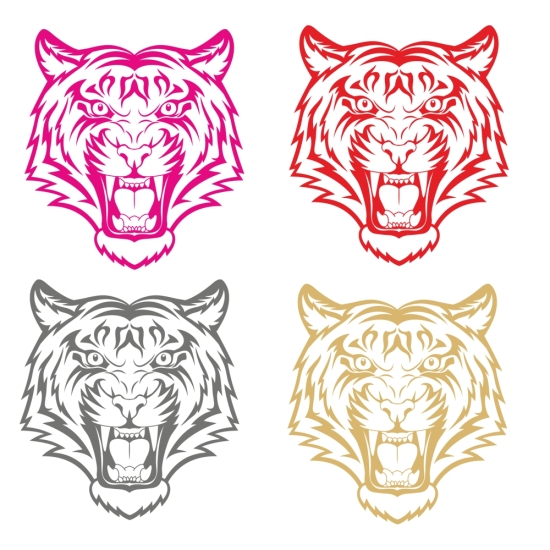 Tribal Tiger Motorhauben Auto Aufkleber Sticker A1090