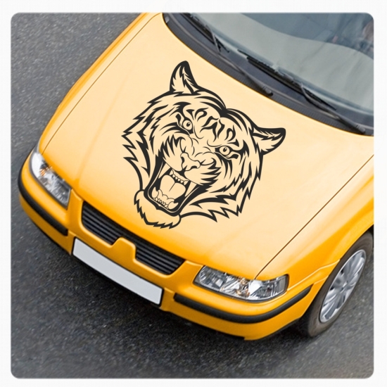 Tribal Tiger Motorhauben Auto Aufkleber Sticker A1090