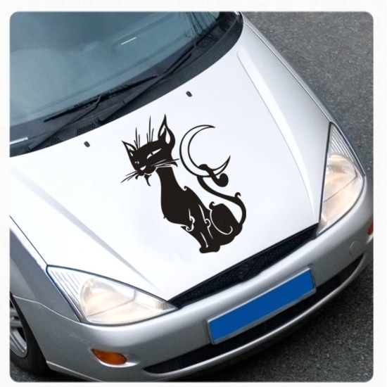 Tribal Katze Mond Autoaufkleber Auto Aufkleber Sticker A1137