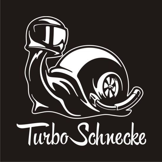 Turboschnecke Turbo Schnecke Renn Autoaufkleber Auto Aufkleber Sticker A870
