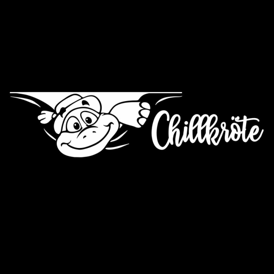 Chillkröte Schildkröte Sticker Aufkleber Wohnmobil Aufkleber lustig Hut WoMo199