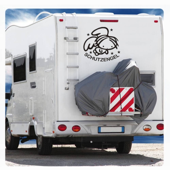 Wohnmobil Aufkleber Schutzengel Engel WoMo Caravan Aufkleber Sticker WoMo154