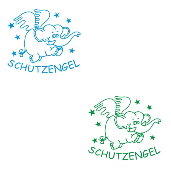 Wohnmobil Aufkleber Schutzengel Elefant Engel WoMo Caravan Aufkleber Sticker WoMo152