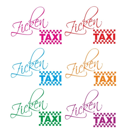 Zicken Taxi Auto Aufkleber Zickentaxi Zicke Autoaufkleber Sticker A153