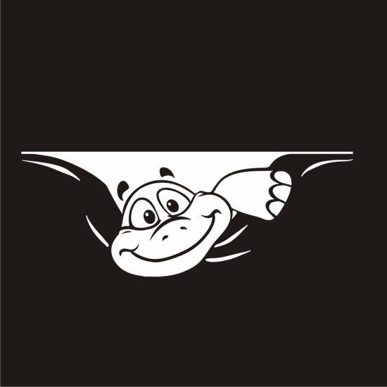 Schildkröte Sticker Aufkleber Autoaufkleber lustig  WoMo051