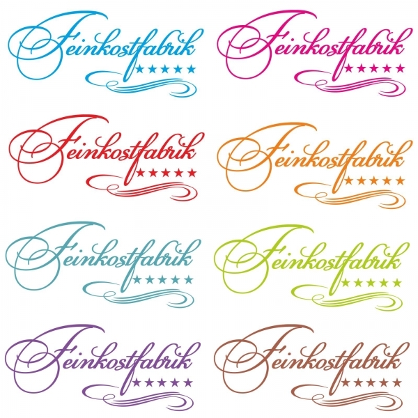 Wandtattoo Feinkostfabrik Wandaufkleber Sticker Küche Kochen W1668