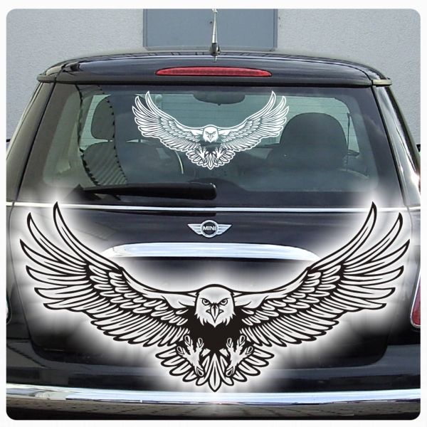 Autoaufkleber Adler Tribal Eagle Auto Aufkleber Heckscheibe Sticker Tattoo A757