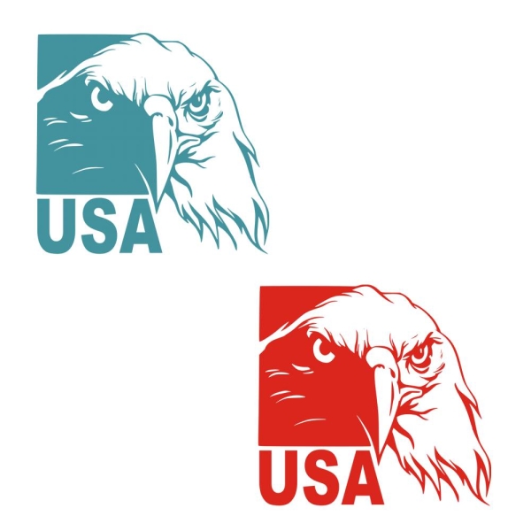 Adler Weißkopfseeadler USA Wohnmobil Aufkleber Wohnwagen Sticker WoMo083