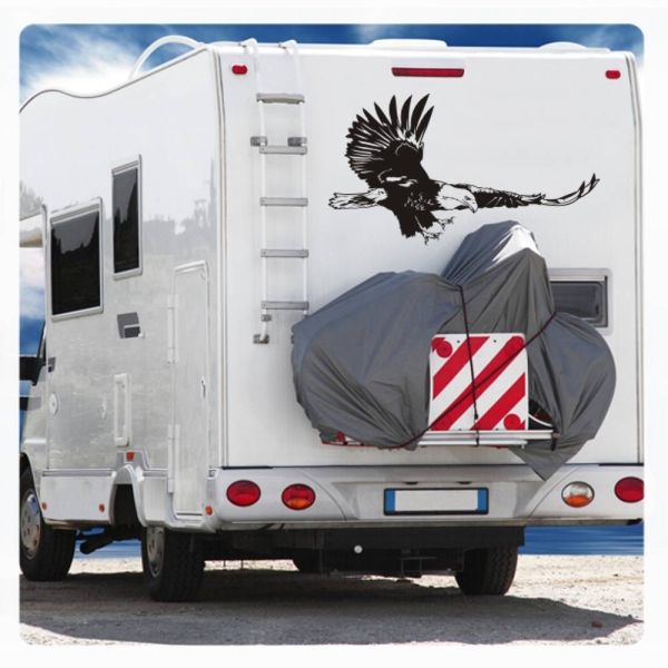 Adler Eagle Seeadler Wohnmobil Aufkleber Wohnwagen Caravan Sticker WoMo153