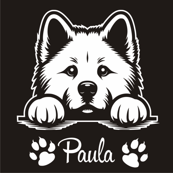 Akita Inu Autoaufkleber Auto Aufkleber Sticker Hund Pfoten A4266