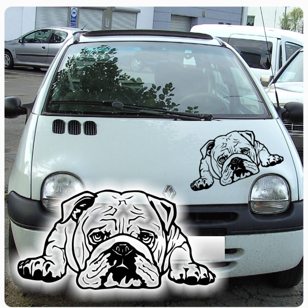 American Bulldog Bulldogge Autoaufkleber Auto Aufkleber Sticker A1714