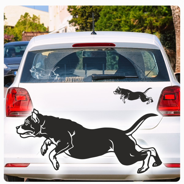 American Staffordshire Terrier Hunde Pfoten Auto Aufkleber Autoaufkleber A678
