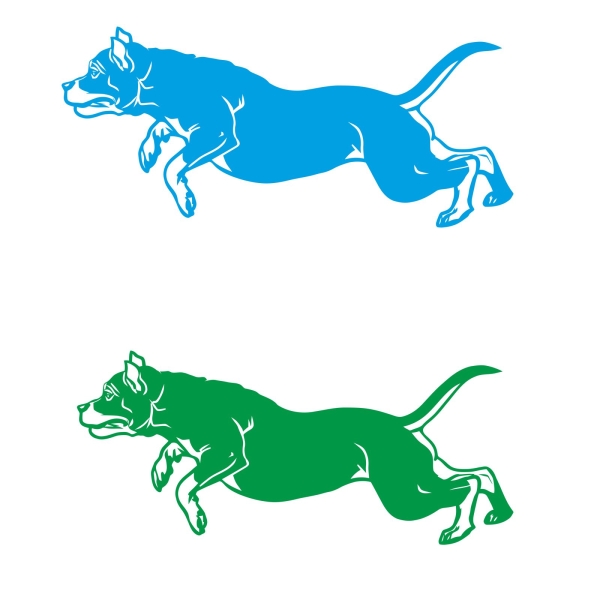 American Staffordshire Terrier Hunde Pfoten Auto Aufkleber Autoaufkleber A678