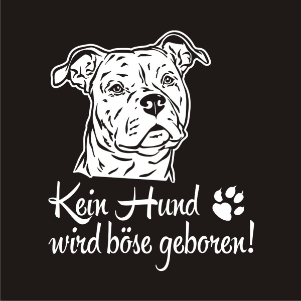 Autoaufkleber American Staffordshire Terrier Hundeaufkleber Auto Aufkleber A4116