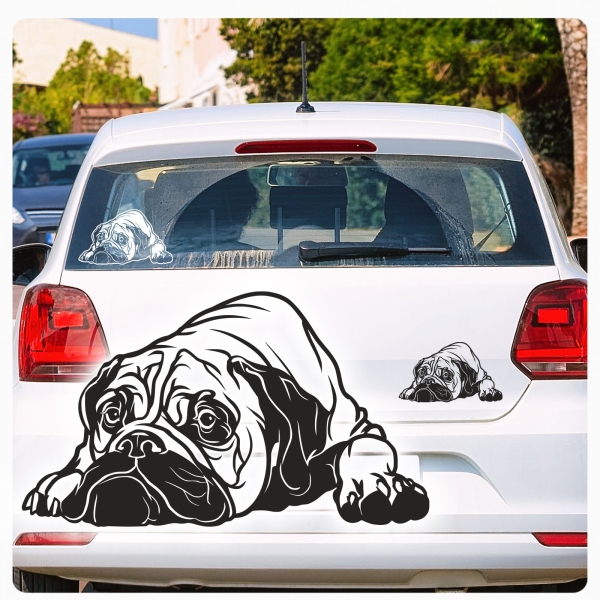 Autoufkleber Bullmastiff Auto Sticker Hundeaufkleber A3101