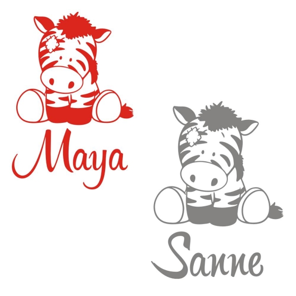 Baby Zebra Name Spielzeug Wandtattoo Türaufkleber Tür Aufkleber Sticker T817 Wandtattoo Türaufkleber Tür Aufkleber Sticker T814