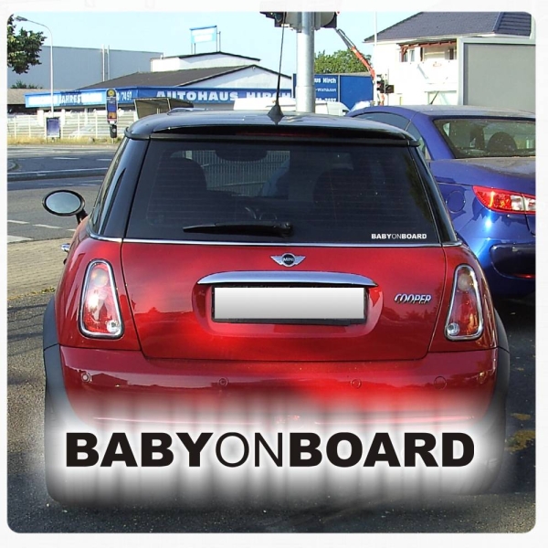 Baby on Board Auto Aufkleber Sticker Tattoo Babyaufkleber clickstick A210