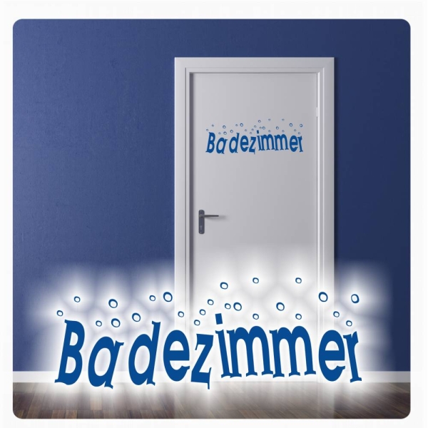 Wandtattoo Türaufkleber Badezimmer Badezimmer WC Bad T505